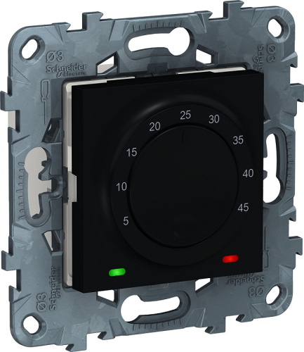 Терморегулятор механический с датчиком без рамки Schneider Electric Unica New 0С +50С антрацит Schneider Electric — купить по цене от 10&nbsp;918 ₽ | ПрофБезопасность