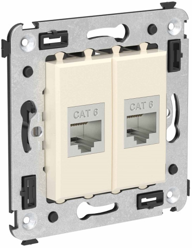 Розетка компьютерная экранированная без рамки DKC Avanti 2-м. RJ45+RJ45 6е ванильная дымка, DKC, купить, цена, доставка, безопасность Розетка компьютерная экранированная без рамки DKC Avanti 2-м. RJ45+RJ45 6е ванильная дымка DKC — купить по цене от 3 632 ₽ | ПрофБезопасность