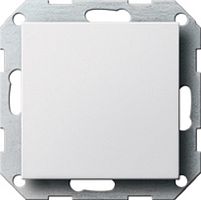 Заглушка без рамки Gira System55 1-м. белый глянец Gira — купить по цене от 1&nbsp;040 ₽ | ПрофБезопасность