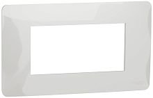 Рамка горизонтальная Schneider Electric Unica Modular 1-м. 4 мод. белый