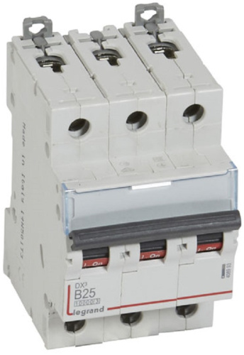 Выключатель автоматический Legrand DX3-E 10000 3п 25А B 16кА