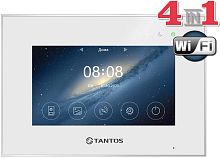 Монитор видеодомофона Tantos Marilyn HD Wi-Fi IPS белый картинка 