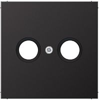 Лицевая панель Jung LS990 metal для 2-м. розетки TV+R алюминий темный Jung — купить по цене от 6&nbsp;108 ₽ | ПрофБезопасность