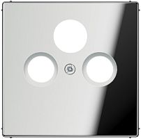 Лицевая панель Jung LS990 metal для 3-м. розетки TV+R+SAT хром Jung — купить по цене от 21&nbsp;820 ₽ | ПрофБезопасность