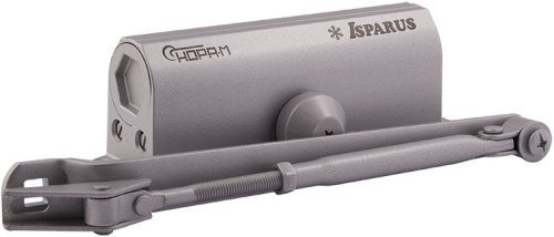Дверной доводчик Нора-М 430 Isparus серый