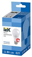 Лампа светодиодная IEK A60 Груша Е27 11Вт 990Лм 6500К 108х60мм IEK — купить по цене от 100 ₽ | ПрофБезопасность