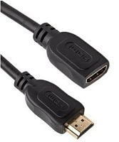 Кабель HDMI удлинительный Telecom TCG-200MF-3M ver:2.0, 3м, 2 ферритовых фильтра