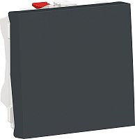 Выключатель без рамки Schneider Electric Unica Modular 1-кл. 2 мод. антрацит