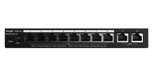 Коммутатор Ruijie Reyee RG-ES210GC-LP PoE фото 2