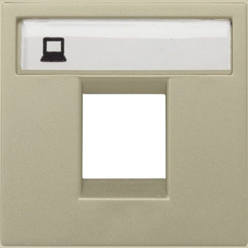 Лицевая панель ABB Niessen Zenit для 1-м. 2 мод. розетки RJ45/RJ11 N2218.1 CV шампань ABB — купить по цене от 570 ₽ | ПрофБезопасность
