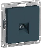 Розетка компьютерная без рамки Systeme Electric AtlasDesign 1-м. RJ45 5e изумруд