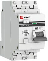Автомат дифференциального тока АВДТ EKF PROxima АД-32 2п 25А 30мА 4,5кА C тип AC картинка