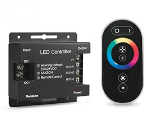 Контроллер для светодиодной RGB ленты General  (радио) GDC-RGB-288-R-IP20 12/24В 24А IP20 General — купить по цене от 1&nbsp;500 ₽ | ПрофБезопасность