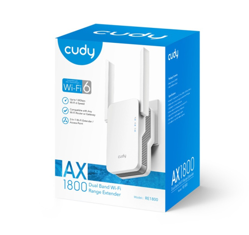 Расширитель Cudy RE1800 AX1800 Wi-Fi6 фото 6