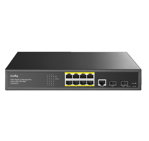 Коммутатор управляемый Cudy GS2008PS2 PoE 120Вт, Cudy, купить, цена, доставка, безопасность Коммутатор управляемый Cudy GS2008PS2 PoE 120Вт Cudy — купить по цене от 11 000 ₽ | ПрофБезопасность