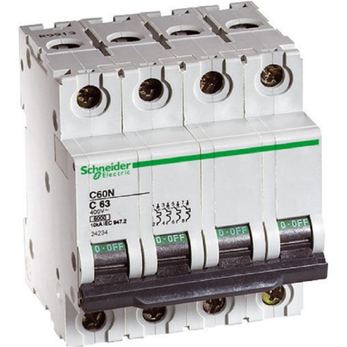 Выключатель автоматический Schneider Electric Easy9 4п 50А C 4.5кА  фото 2