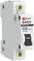 Выключатель автоматический EKF Basic ВА47-29 1п 32А C 4.5кА