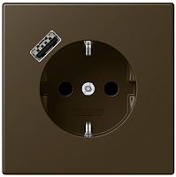 Розетка с заземлением +1хUSB тип A без рамки Jung LS990 metal 1-м. античная латунь Jung — купить по цене от 35&nbsp;770 ₽ | ПрофБезопасность