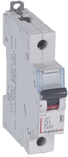 Выключатель автоматический Legrand DX3-E 6000 1п 1А D 10кА