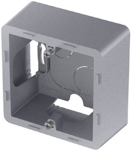 Коробка для наружнего монтажа Legrand Inspiria 1-м. алюминий Legrand — купить по цене от 475 ₽ | ПрофБезопасность
