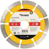 Диск алмазный отрезной сегментный 125x22.2мм Kranz KRANZ — купить по цене от 360 ₽ | ПрофБезопасность