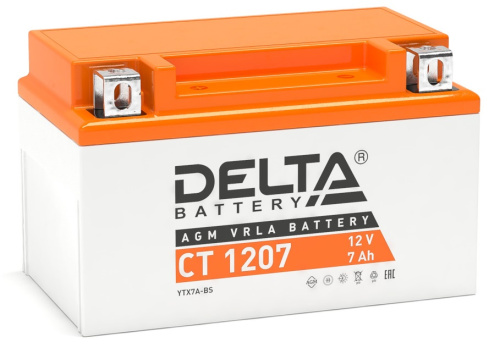 Аккумулятор Delta CT 1207 Delta Battery — купить по цене от 2&nbsp;864 ₽ | ПрофБезопасность