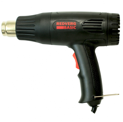 Фен строительный Redverg HG2000 Basic 1000Вт/330-600гр/300-550л в мин/коробка Redverg — купить по цене от 4&nbsp;000 ₽ | ПрофБезопасность