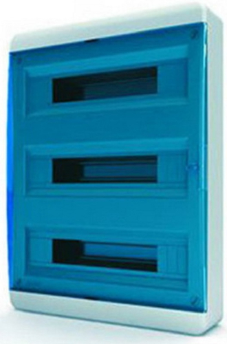 Бокс пластиковый Tekfor ЩРН-П-54 BNS 40-54-1 (535х398х102мм) IP41 синяя дверца