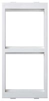 Адаптер вертикальный для механизмов Simon Connect Cima/K45 2-м. 4 мод. белый