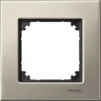 Рамка универсальная Schneider Electric Merten M-Elegance 1-м. металл титан 