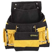 Сумка пояс монтажника Stayer 38605, нейлоновая 10 карманов Stayer