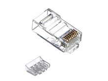 Коннектор RJ-45 Netko (8p8c) cat.6 универсальный, со вставкой
