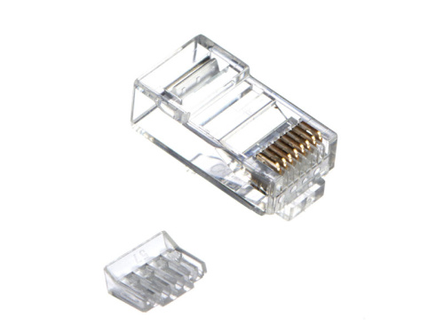 Коннектор RJ-45 Netko (8p8c) cat.6 универсальный, со вставкой