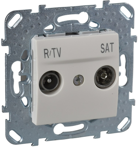 Розетка TV+R+SAT Оконечная без рамки Schneider Electric Unica 1-м. бежевый, Schneider Electric, купить, цена, доставка, безопасность Розетка TV+R+SAT Оконечная без рамки Schneider Electric Unica 1-м. бежевый Schneider Electric — купить по цене от 1 726 ₽ | ПрофБезопасность