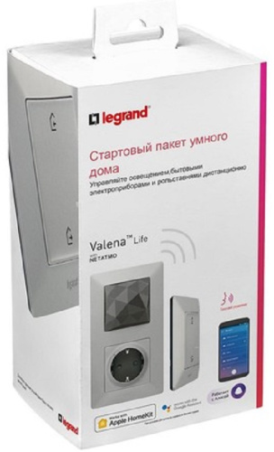 Стартовый Smart комплект умного дома Valena Life Netatmo алюминий Legrand — купить по цене от 13&nbsp;011 ₽ | ПрофБезопасность