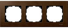 Рамка универсальная Schneider Electric Merten M-Elegance 3-м. дерево орех  Schneider Electric — купить по цене от 5&nbsp;394 ₽ | ПрофБезопасность