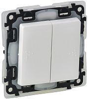 Выключатель без рамки Legrand Valena Life 2-кл. IP44 белый Legrand — купить по цене от 1&nbsp;205 ₽ | ПрофБезопасность