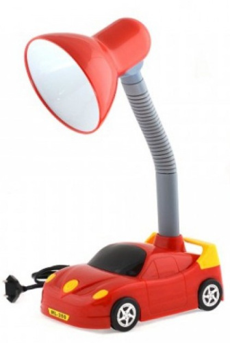 Светильник настольный Camelion "Машинка" KD-383 С04 220В E27 40Вт красный Camelion — купить по цене от 1&nbsp;240 ₽ | ПрофБезопасность
