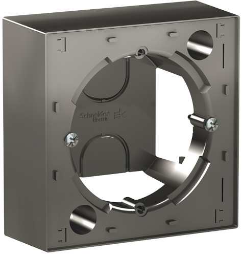 Коробка для наружнего монтажа Systeme Electric AtlasDesign сталь