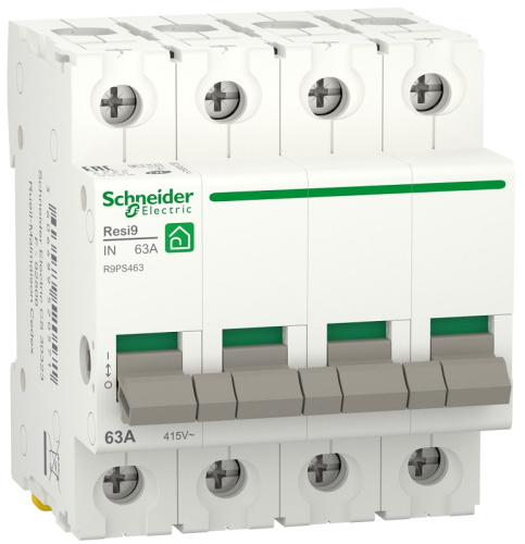 Выключатель нагрузки (мини-рубильник) Schneider Electric Resy9 4п 63А тип AC