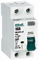 Выключатель дифференциального тока УЗО DeKraft УЗО-03 2п 16А 100мА 6,0кА тип AC