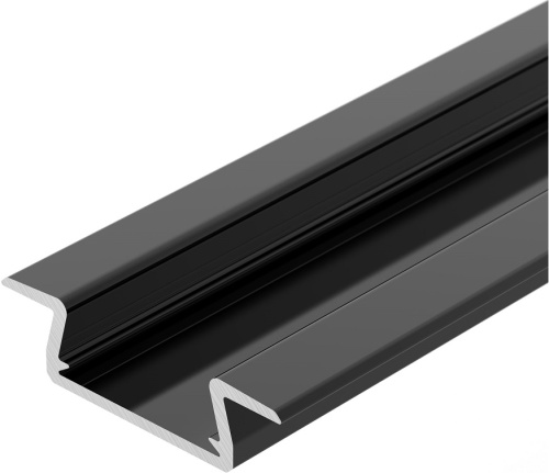 Профиль для светодиодной ленты встраиваемый Arlight MIC-FS-3000 ANOD BLACK 3000x22x6мм, 300см Arlight — купить по цене от 4&nbsp;440 ₽ | ПрофБезопасность