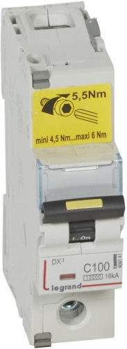 Выключатель автоматический Legrand DX3-E 10000 1п 100А C 16кА