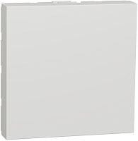 Заглушка без рамки Schneider Electric Unica Modular 1-м. 2 мод. белый
