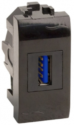 Розетка USB тип А для кабель-канала DKC Brava 1-м. 1 мод. 3000мА черный, DKC, купить, цена, доставка, безопасность Розетка USB тип А для кабель-канала DKC Brava 1-м. 1 мод. 3000мА черный DKC — купить по цене от 2 285 ₽ | ПрофБезопасность