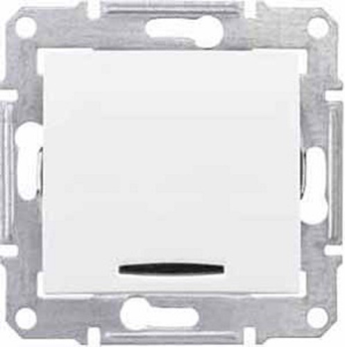 Переключатель с подсветкой без рамки Schneider Electric Sedna 1-кл. проходной белый Schneider Electric — купить по цене от 740 ₽ | ПрофБезопасность фото 2