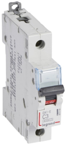 Выключатель автоматический Legrand DX3-E 6000 1п 3А C 6кА