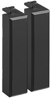 Комплект модульных заглушек DKC Avanti 0.5 мод. черный матовый