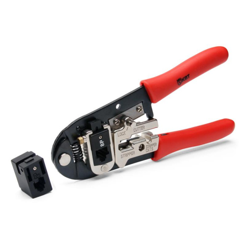 Кримпер КВТ JT-01A для обжима RJ-45, RJ-12, RJ-11