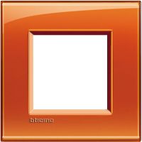 Рамка прямоугольная Legrand BTicino LivingLight 2 мод Оранжевый 